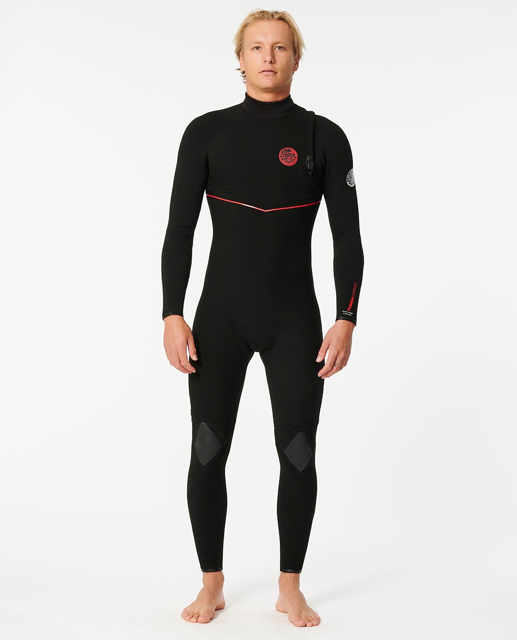 Flashbomb Fusion 3/2mm Zip Free Wetsuit Steamer – Rip Curl