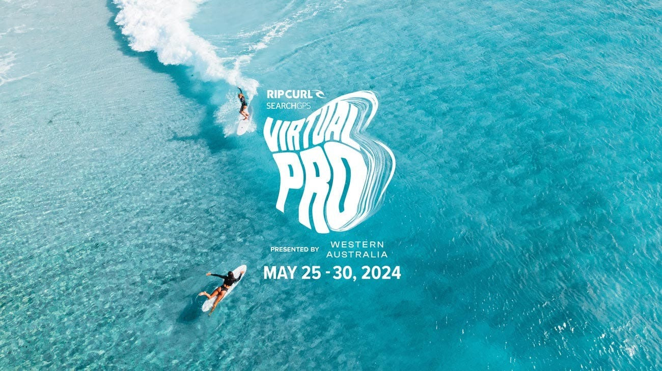 Virtual Pro branding over a drone image of Western Australia