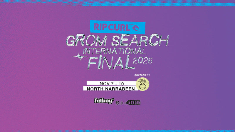 NARRABEEN TO HOST 2026 RIP CURL GROMSEARCH INTERNATIONAL FINAL COVERED BY SUN BUM