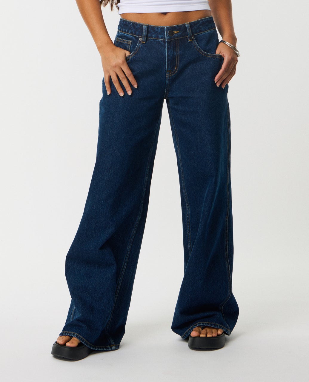 パンツ GOAR.archive BLUE WAIST BAGGY DENIM S Archive Baggy Low Rise Jean – Rip Curl