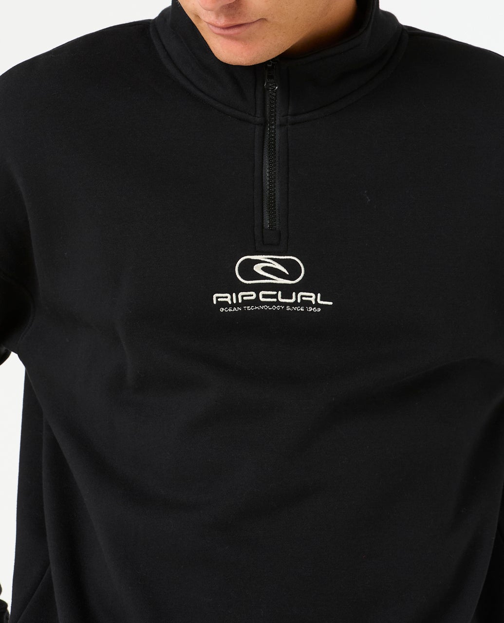 Pill Icon 1/4 Zip Crew – Rip Curl