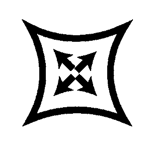 Black gif animation of 4 way stretch