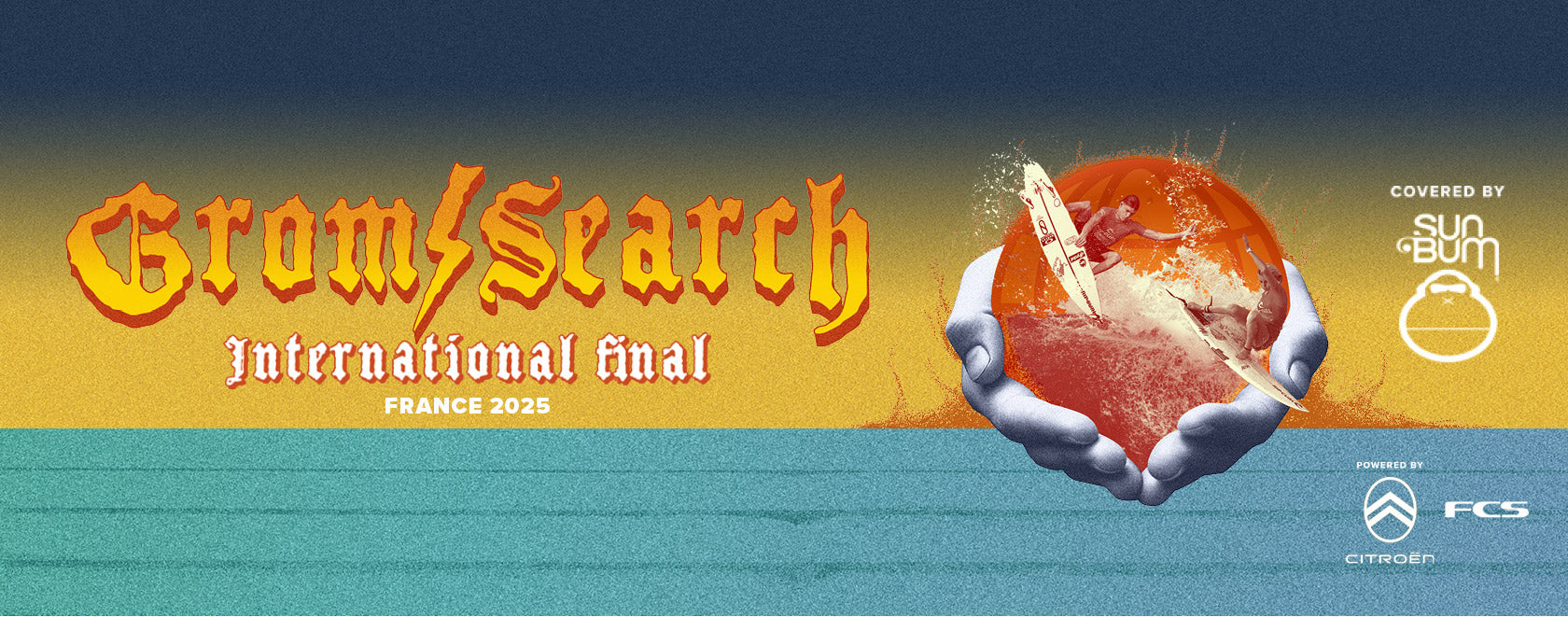 Promotional banner for EuroSearch International final 2023 with colorful design and text.