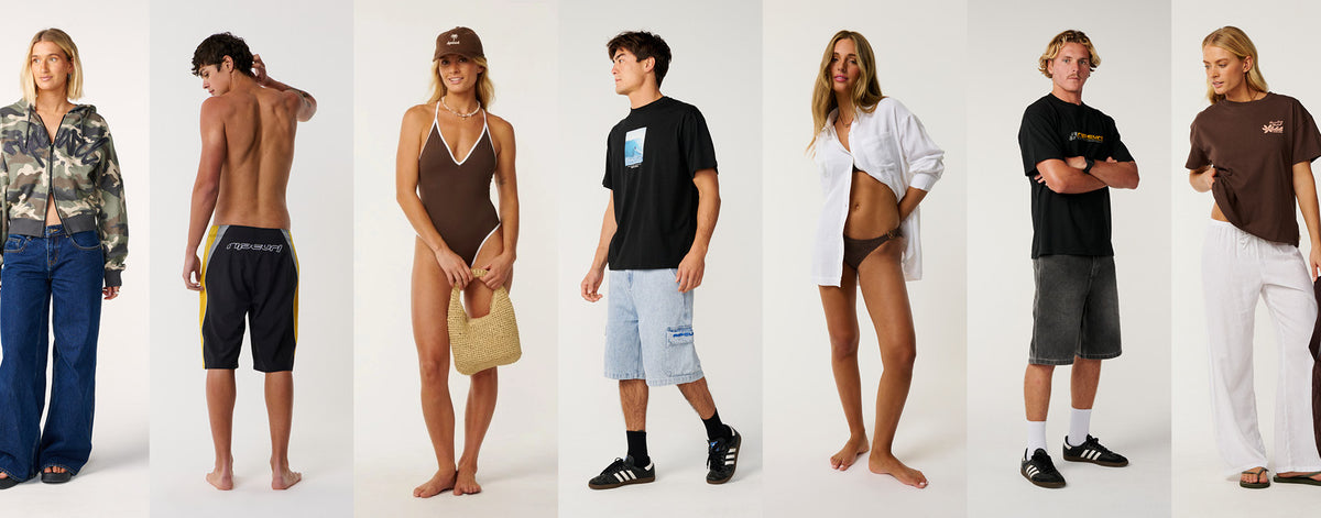 Banner of split images of New Arrivals