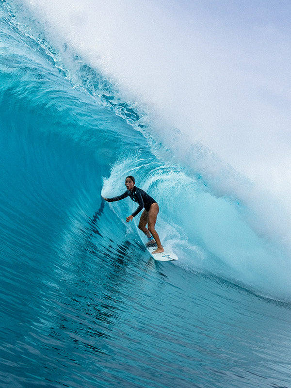 Surfer in a springsuit 