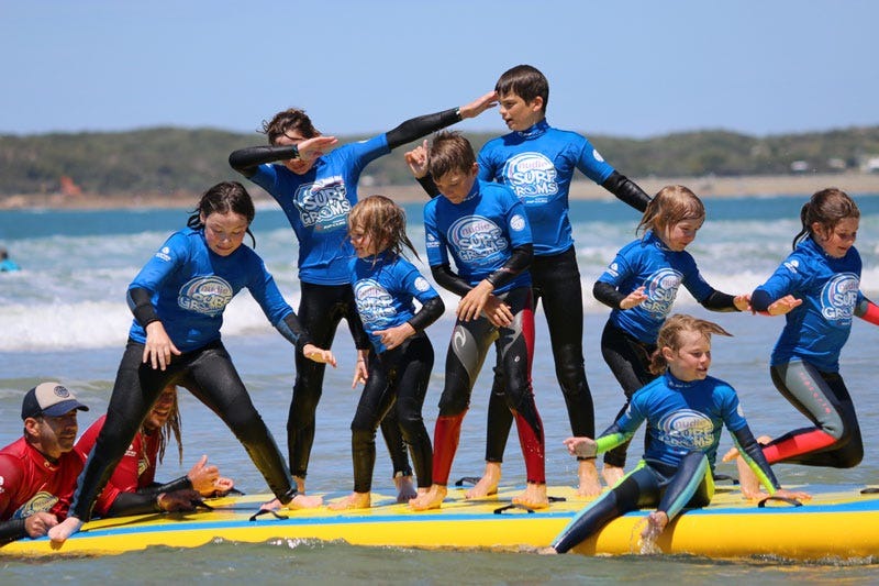 Surf Groms on the beach