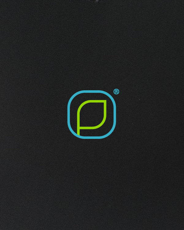 Logo on a black background