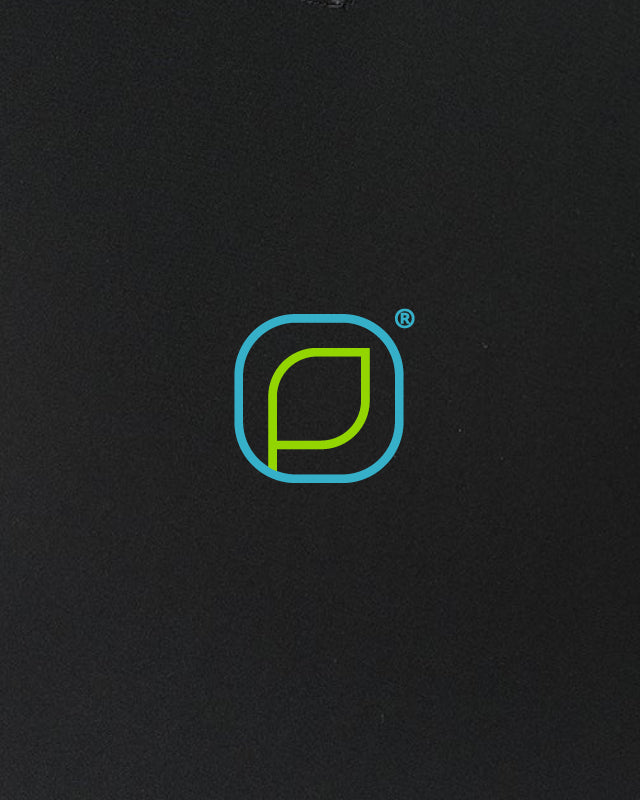 Logo on a black background